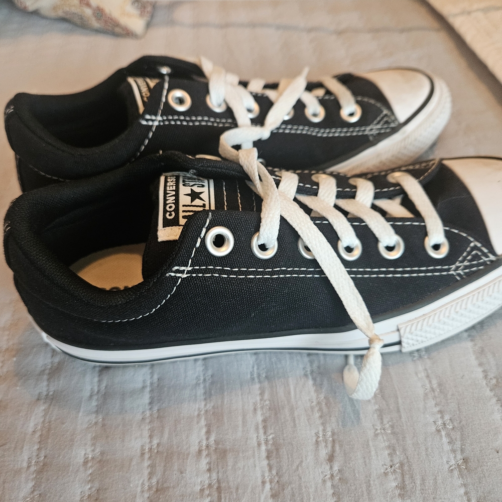 Converse Black and White Chuck Taylor High-Top Sneakers